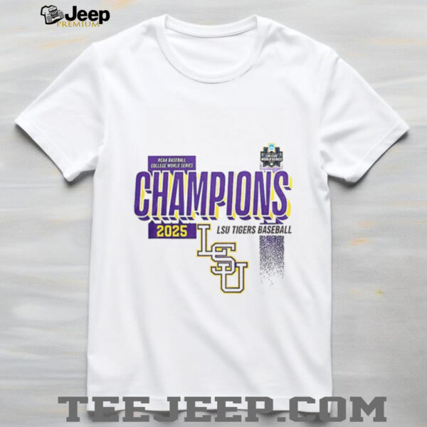 LSU Tigers Baseball 2025 College World Series Champions shirt