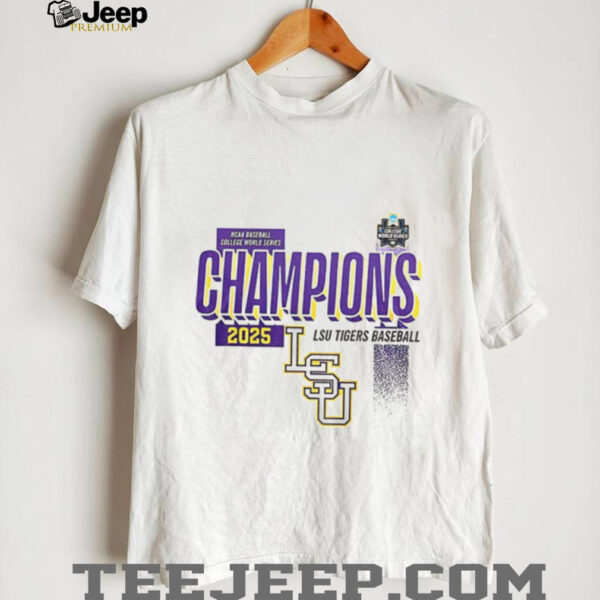 LSU Tigers Baseball 2025 College World Series Champions shirt