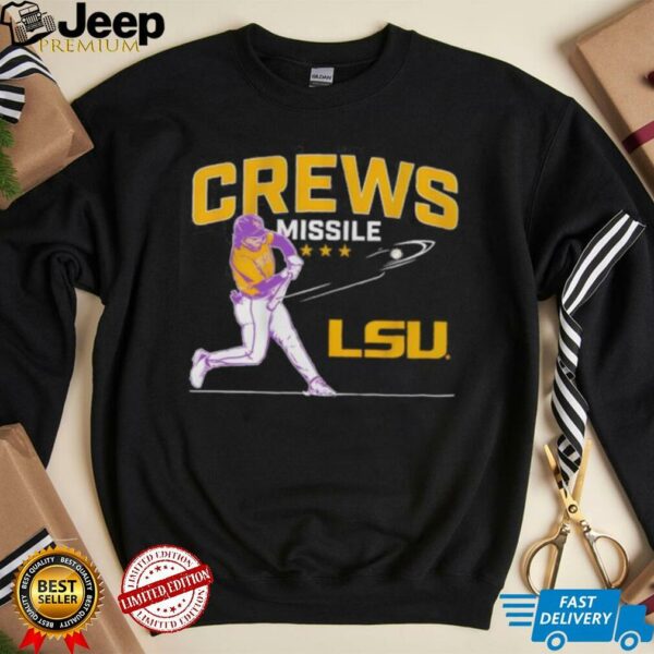 LSU Tigers Baseball Dylan Crews Misslile shirt