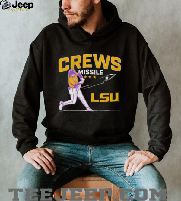 LSU Tigers Baseball Dylan Crews Misslile shirt