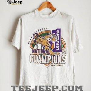 LSU Tigers MLB 2025 NCAA Baseball National Champions #1 Mascot shirt