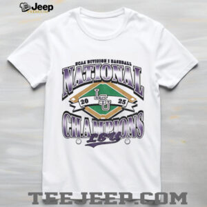 LSU Tigers NCAA Division I Baseball MLB National Champions in 2025 shirt