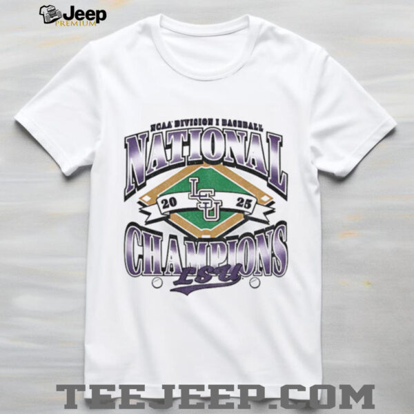 LSU Tigers NCAA Division I Baseball MLB National Champions in 2025 shirt