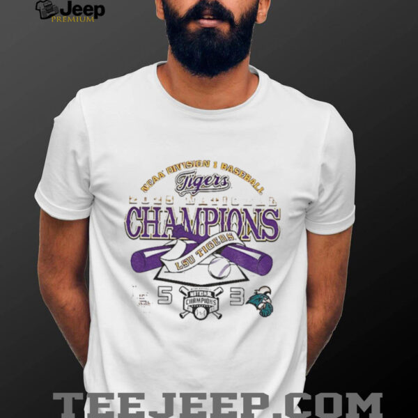LSU Tigers vs Coastal Carolina Chanticleers 5 3 NCAA Division I Baseball 2025 National Champions shirt