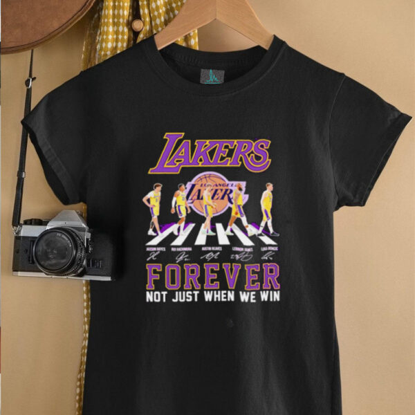 Lakers Abbey Road forever not just when we win hoodie