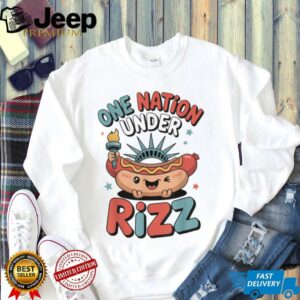 Land of the Rizz Funny Patriotic Day 4th Of July USA Flag T Shirt