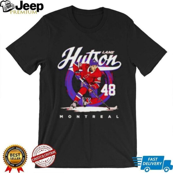 Lane Hutson Montreal Canadaiens Brush Signature Shirt