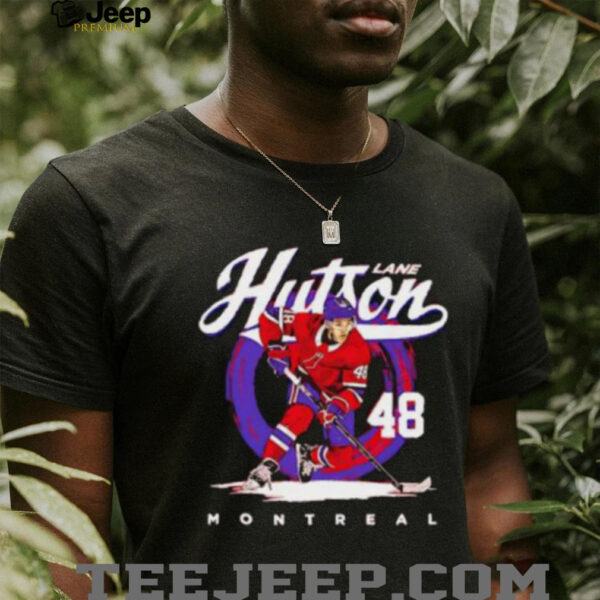Lane Hutson Montreal Canadaiens Brush Signature Shirt