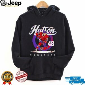 Lane Hutson Montreal Canadaiens Brush Signature Shirt5