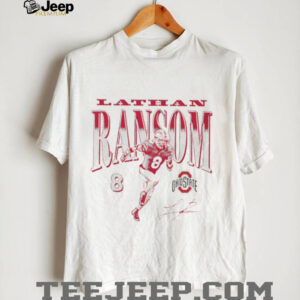 Lathan Ransom Ohio State football signature shirt0