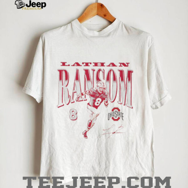 Lathan Ransom Ohio State football signature shirt