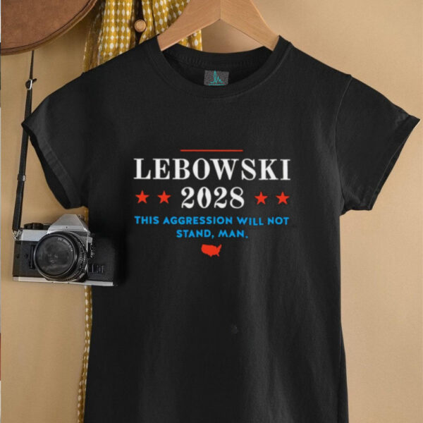 Lebowski 2028 this aggression will not stand man hoodie