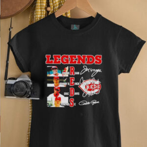 Legends Cincinnati Reds Joe Morgan Johnny Bench Eric Davis Pete Rose shirt2