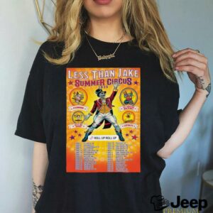 Less Than Jake Summer Circus Tour 2025 T shirts