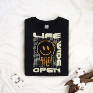 Life Wide Open Icon Smiley Cboystv T shirts