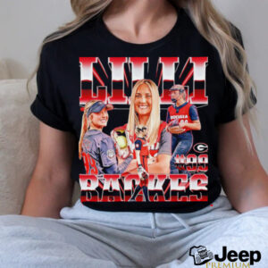 Lilli Backes Georgia Bulldogs player collage shirt0