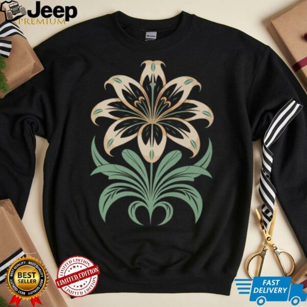 Lily Indian Tribal Art Native American Shirt