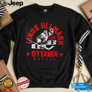 Linus Ullmark Ottawa Senators Hockey shirt