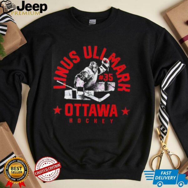 Linus Ullmark Ottawa Senators Hockey shirt