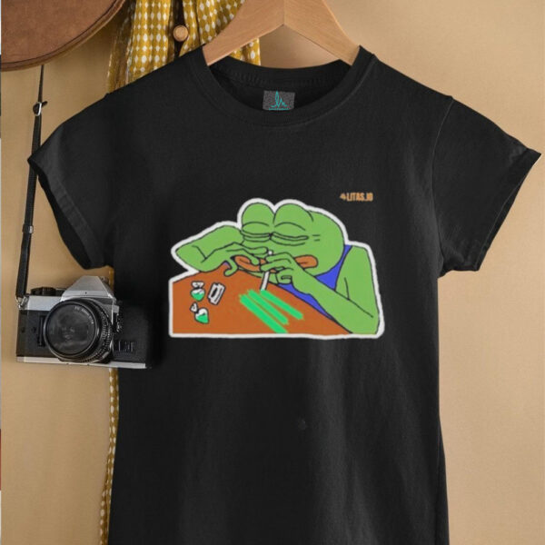Litas.Io Pepe The Frog Addict T Shirts