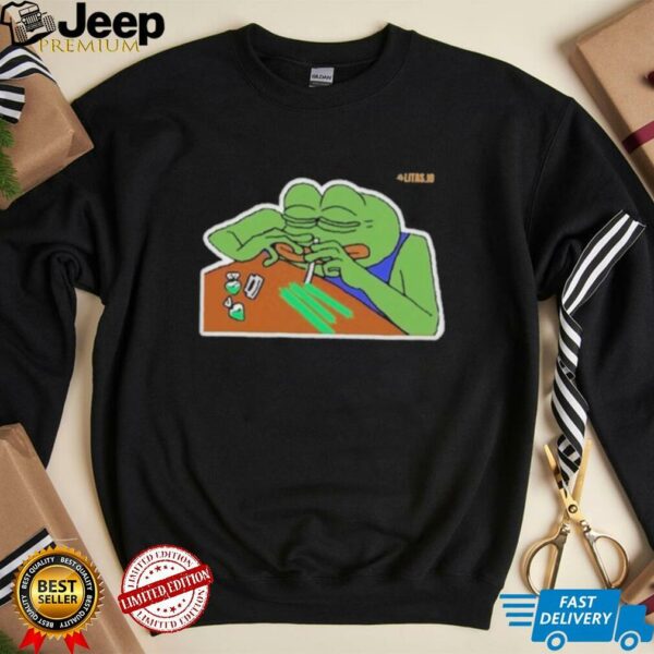 Litas.Io Pepe The Frog Addict T Shirts