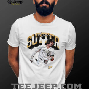 Logan Sutter Purdue Boilermakers collage shirt