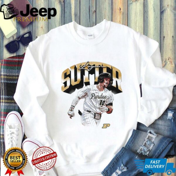 Logan Sutter Purdue Boilermakers collage shirt