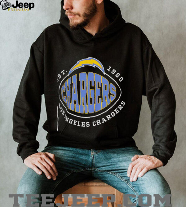Los Angeles Chargers BOSS X NFL Black Trap T Shirt