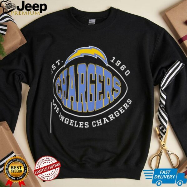 Los Angeles Chargers BOSS X NFL Black Trap T Shirt