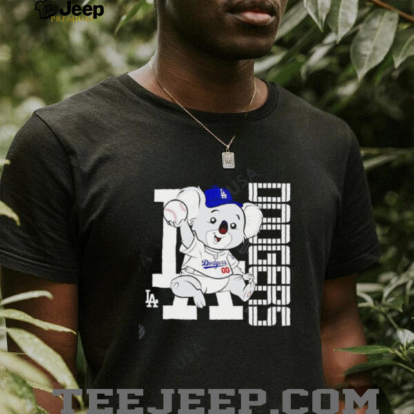 Los Angeles Dodgers Blue Baby Mascot funny shirt