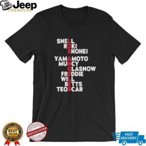 Los Angeles Dodgers baseball Names 2025 shirt3