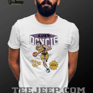 Los Angeles Lakers Comic Book Luka Doncic Heating Up shirt3
