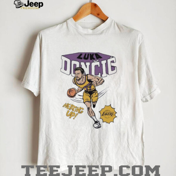 Los Angeles Lakers Comic Book Luka Doncic Heating Up shirt