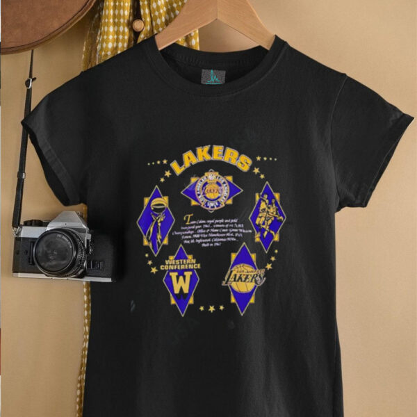 Los Angeles Lakers Purple Gold Western Conference Legacy Graphic Shirt
