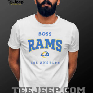 Los Angeles Rams BOSS X NFL Huddle T Shirt1