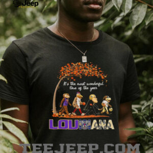 Louisiana Sports Teams Mascot Abbey Road It’s The Most Wonderful Time Of The Year Shirt