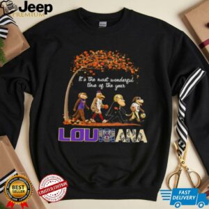 Louisiana Sports Teams Mascot Abbey Road It’s The Most Wonderful Time Of The Year Shirt