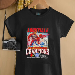 Louisville Cardinals ACC Mens Basketball Tournament Champions 2025 mascot shirt3