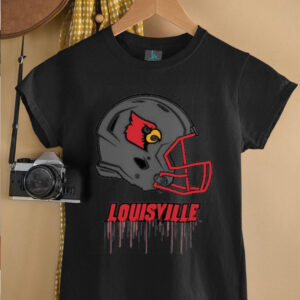 Louisville Cardinals Infant Dripping Football T Shirt