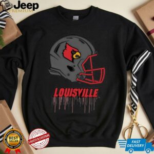 Louisville Cardinals Infant Dripping Football T Shirt2