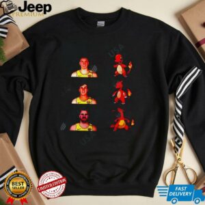 Luka Doncic Lakers Charmander evolution meme shirt