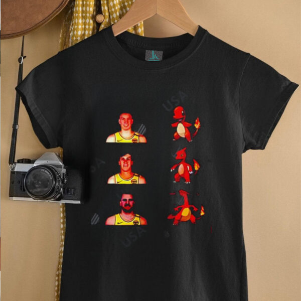 Luka Doncic Lakers Charmander evolution meme shirt
