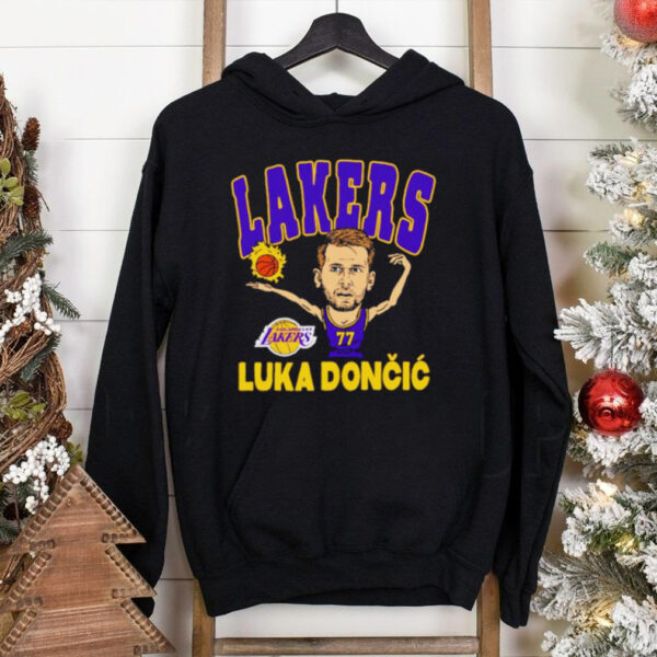 Luka Dončić Los Angeles Lakers caricature shirt
