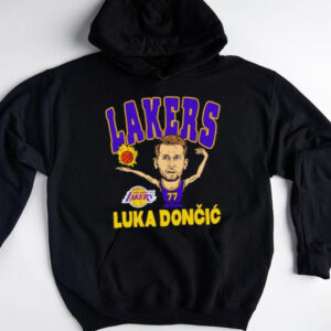 Luka Doncic Los Angeles Lakers caricature shirt3