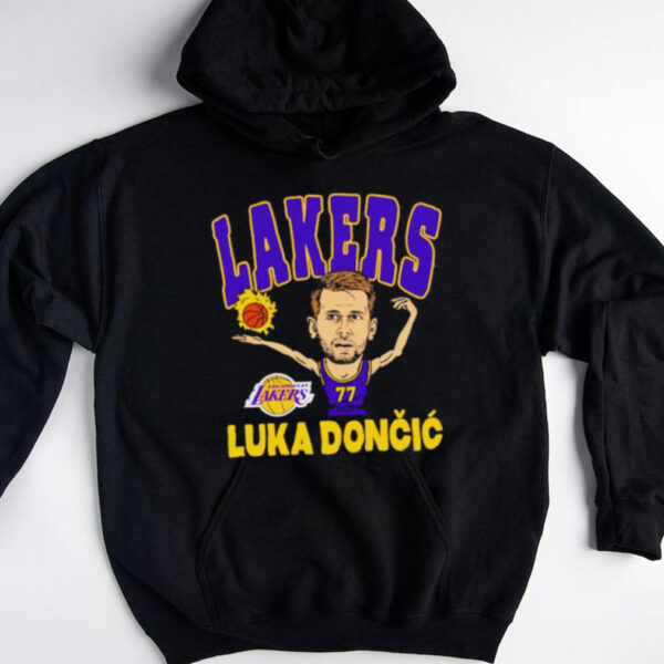 Luka Dončić Los Angeles Lakers caricature shirt