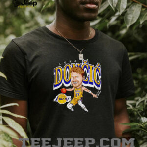 Luka Doncic Los Angeles Lakers cartoon hoodie0