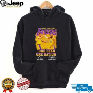 Luka Doncic and Lebron James Los Angeles Lakers one team...