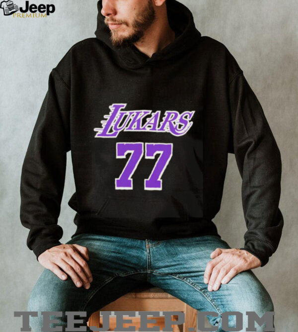 Lukars 77 Luka Doncic Los Angeles Lakers shirt
