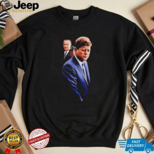 Lyndon B Johnson shooting John F Kennedy shirt