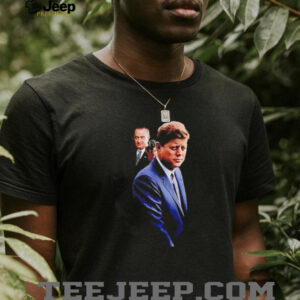 Lyndon B Johnson shooting John F Kennedy shirt